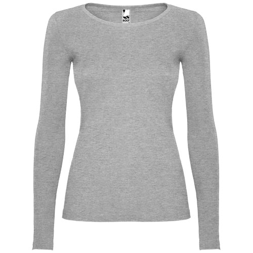 T-shirt promotionnel 160g manches longues femme Extreme Roly Gris chiné